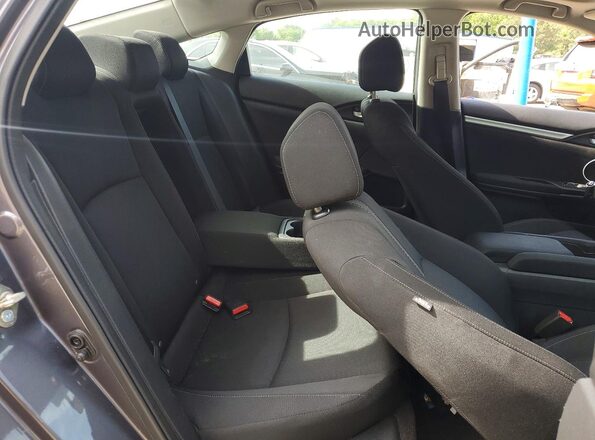 19XFC2F78HE218546 2017 HONDA CIVIC Gray უკანა სავარძლების ხედი
