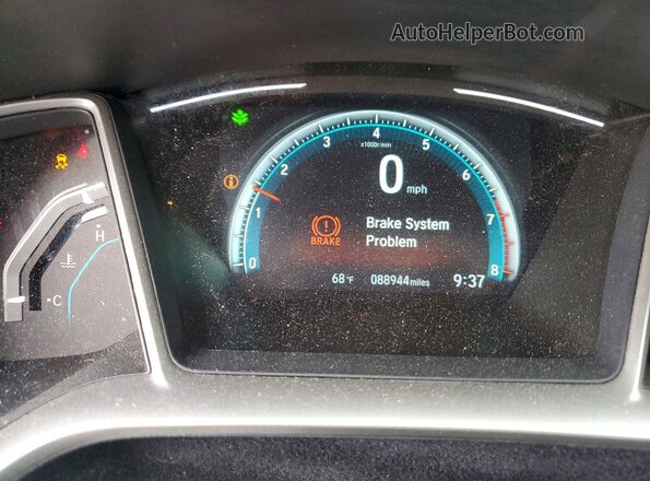 19XFC2F78HE218546 2017 HONDA CIVIC Gray ხელსაწყოთა პანელის ხედი