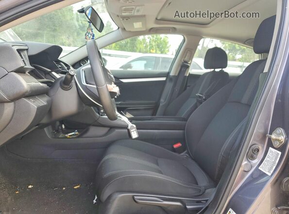 19XFC2F78HE218546 2017 HONDA CIVIC Gray წინა სალონის ხედი