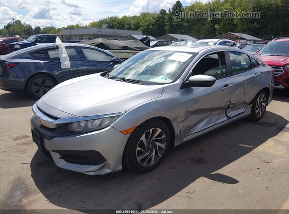 19XFC2F78JE201753 2018 HONDA CIVIC Silver Przód lewy