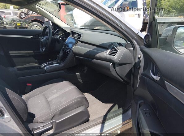 19XFC2F78JE201753 2018 HONDA CIVIC Silver Widok wnętrza z przodu