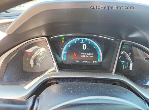 19XFC2F79GE006530 2016 HONDA CIVIC Black Instrument cluster view