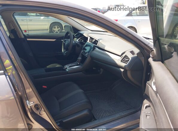 19XFC2F79GE014370 2016 HONDA CIVIC Gray წინა სალონის ხედი