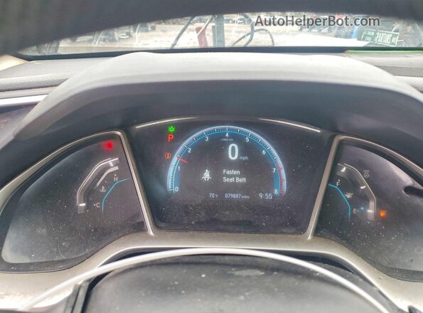 19XFC2F79GE035266 2016 HONDA CIVIC Серый Вид щитка приборов