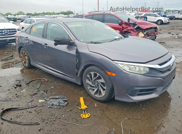 19XFC2F79GE035266 2016 HONDA CIVIC Серый Передняя правая четверть