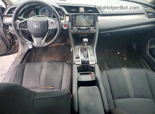 19XFC2F79GE035266 2016 HONDA CIVIC Серый Вид панели приборов