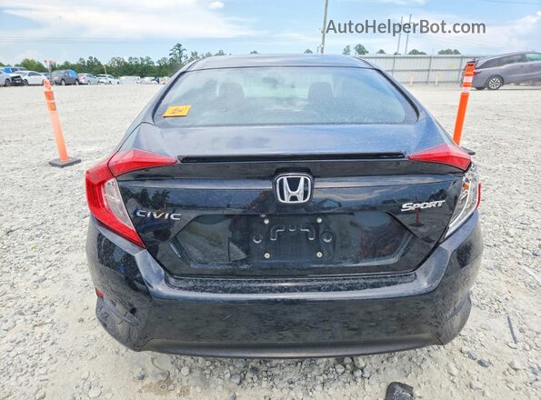 19XFC2F79GE044355 2016 HONDA CIVIC Black Widok z tyłu