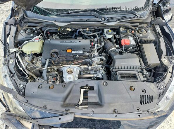 19XFC2F79GE044355 2016 HONDA CIVIC Black Widok wnętrza z tyłu
