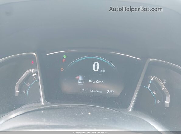 19XFC2F79GE216769 2016 HONDA CIVIC Gray Вид задніх сидінь
