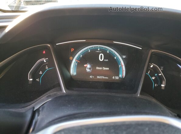 19XFC2F79HE020266 2017 HONDA CIVIC Gray Սարքավորումների վահանակի տեսք