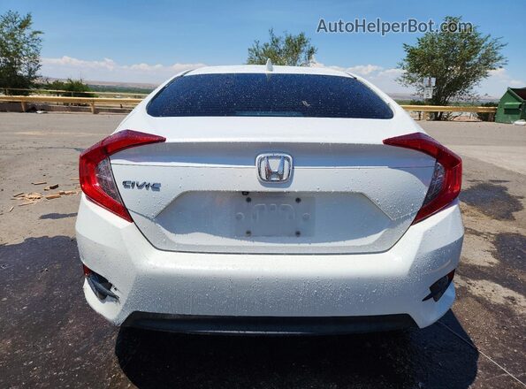 19XFC2F79HE061318 2017 HONDA CIVIC White Widok z tyłu
