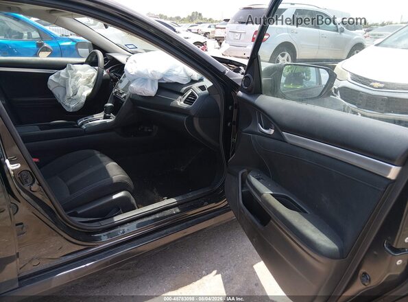 19XFC2F79HE073274 2017 HONDA CIVIC Black Вид салону спереду