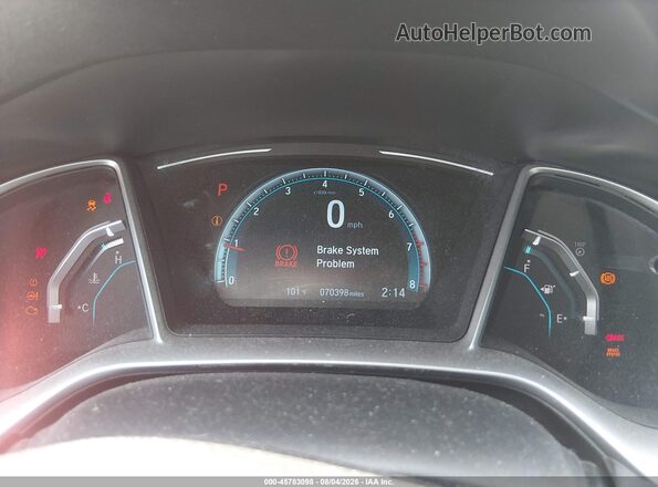 19XFC2F79HE073274 2017 HONDA CIVIC Black Вид задніх сидінь