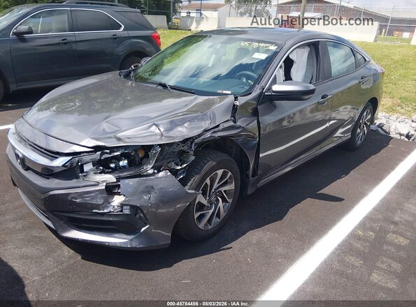 19XFC2F79HE218541 2017 HONDA CIVIC Gray Front left