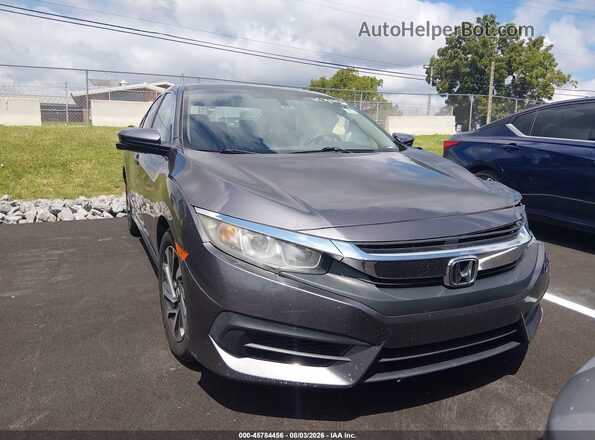 19XFC2F79HE218541 2017 HONDA CIVIC Gray Dashboard view
