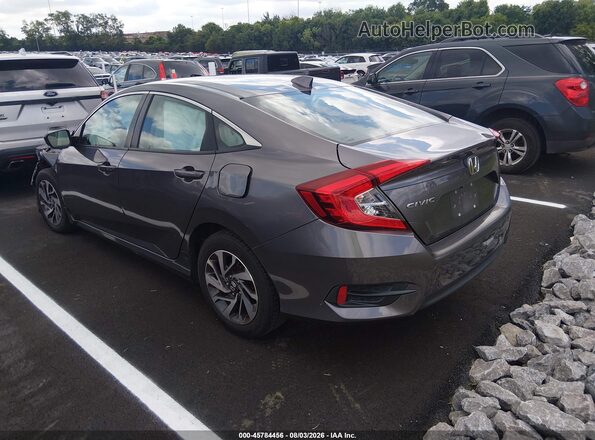 19XFC2F79HE218541 2017 HONDA CIVIC Gray Rear left