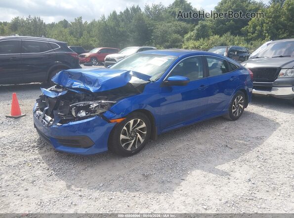 19XFC2F79JE002159 2018 HONDA CIVIC Синий Передняя левая четверть