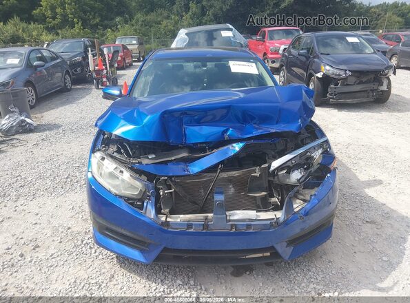19XFC2F79JE002159 2018 HONDA CIVIC Синий Вид задней части салона