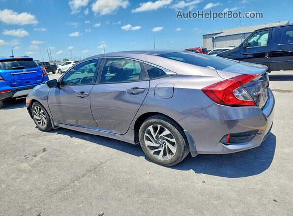 19XFC2F7XGE011638 2016 HONDA CIVIC Gray Trasero izquierdo