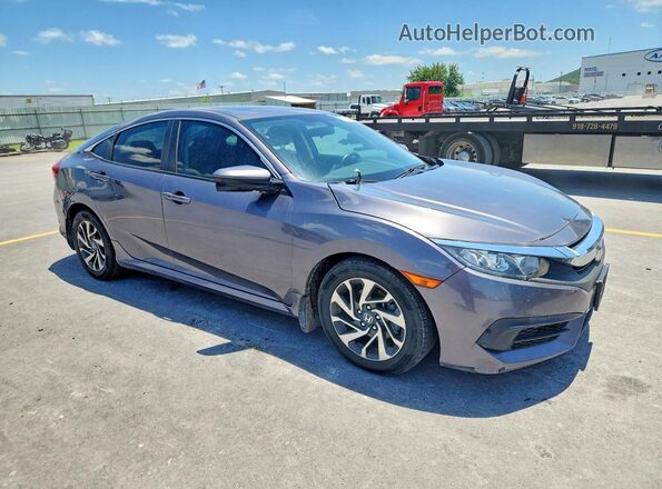 19XFC2F7XGE011638 2016 HONDA CIVIC Gray Delantero derecho
