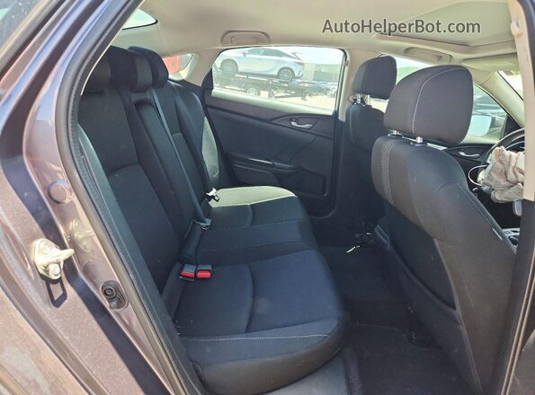 19XFC2F7XGE011638 2016 HONDA CIVIC Gray Vista de los asientos traseros