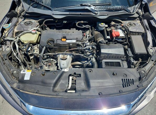 19XFC2F7XGE011638 2016 HONDA CIVIC Gray Vista interior trasera