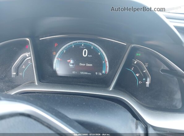 19XFC2F7XGE084461 2016 HONDA CIVIC Серый Вид задних сидений
