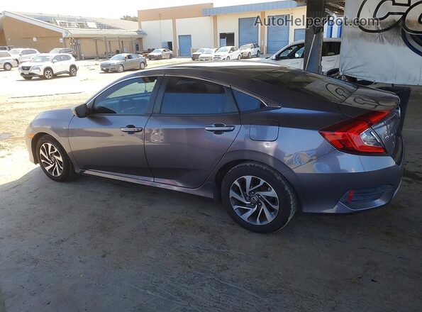 19XFC2F7XGE229725 2016 HONDA CIVIC Gray Trasero izquierdo