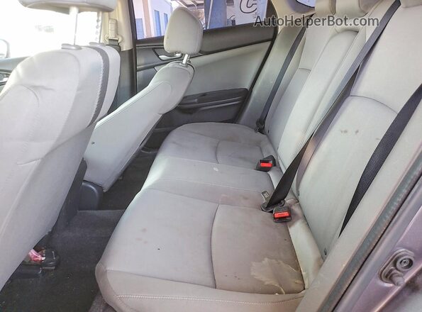 19XFC2F7XGE229725 2016 HONDA CIVIC Gray Vista de los asientos traseros