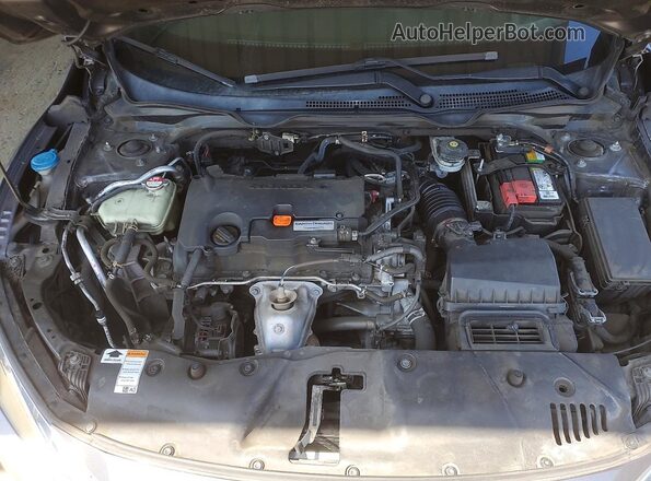 19XFC2F7XGE229725 2016 HONDA CIVIC Gray Vista interior trasera