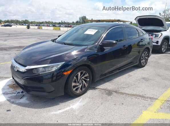 19XFC2F7XGE234469 2016 HONDA CIVIC Black Front left