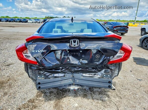 19XFC2F7XHE081688 2017 HONDA CIVIC Black უკანა ხედი