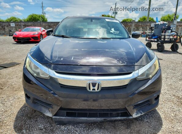19XFC2F7XHE081688 2017 HONDA CIVIC Black VIN კოდის სტიკერის ხედი