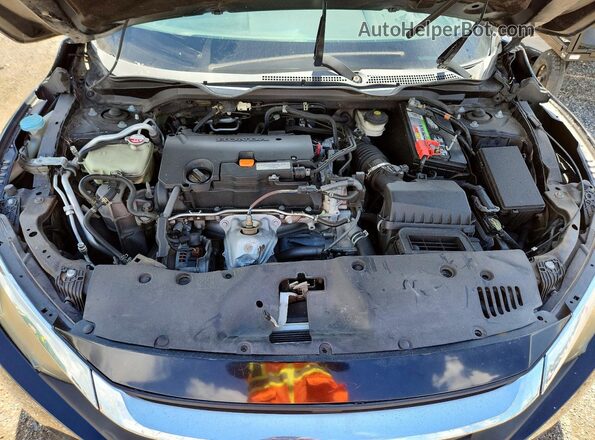 19XFC2F7XHE081688 2017 HONDA CIVIC Black უკანა სალონის ხედი