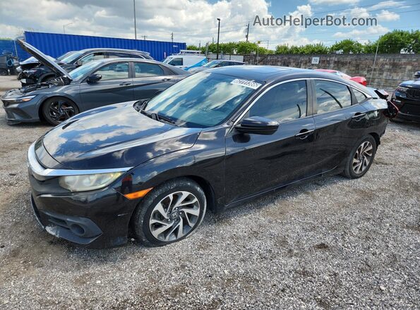 19XFC2F7XHE081688 2017 HONDA CIVIC Black სალონის 360-გრადუსიანი ხედი