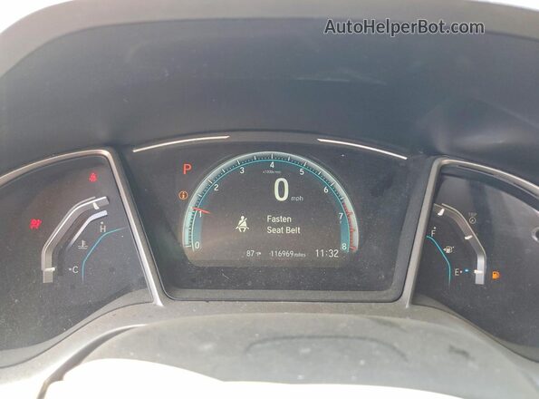 19XFC2F7XHE082517 2017 HONDA CIVIC Серый Вид щитка приборов