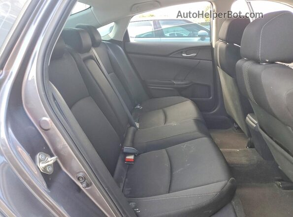 19XFC2F7XHE206267 2017 HONDA CIVIC Gray Rear seats view