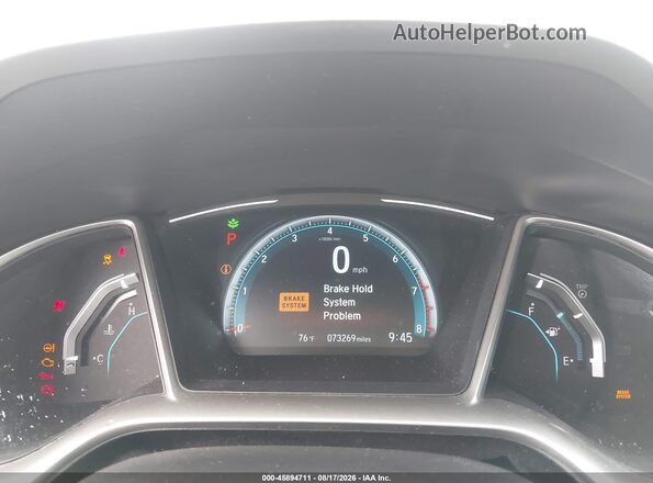 19XFC2F7XHE215860 2017 HONDA CIVIC Blue უკანა სავარძლების ხედი
