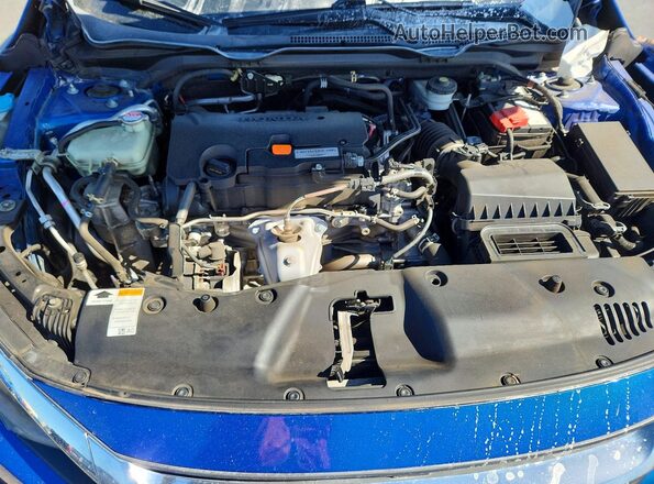 19XFC2F7XHE227037 2017 HONDA CIVIC Blue უკანა სალონის ხედი