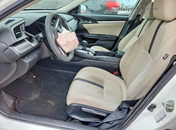 19XFC2F7XJE032898 2018 HONDA CIVIC White წინა სალონის ხედი