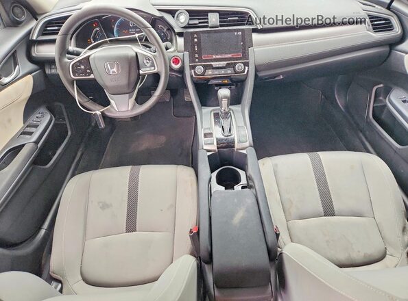 19XFC2F80JE042901 2018 HONDA CIVIC Charcoal Widok deski rozdzielczej