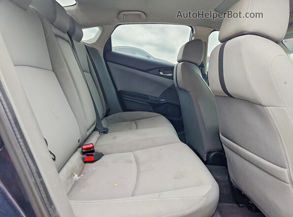 19XFC2F80JE042901 2018 HONDA CIVIC Charcoal Widok tylnych siedzeń
