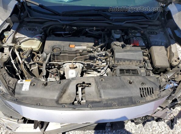 19XFC2F80KE044813 2019 HONDA CIVIC Silver Widok wnętrza z tyłu