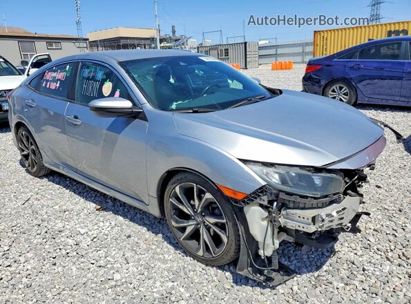 19XFC2F80KE044813 2019 HONDA CIVIC Silver Przód prawy