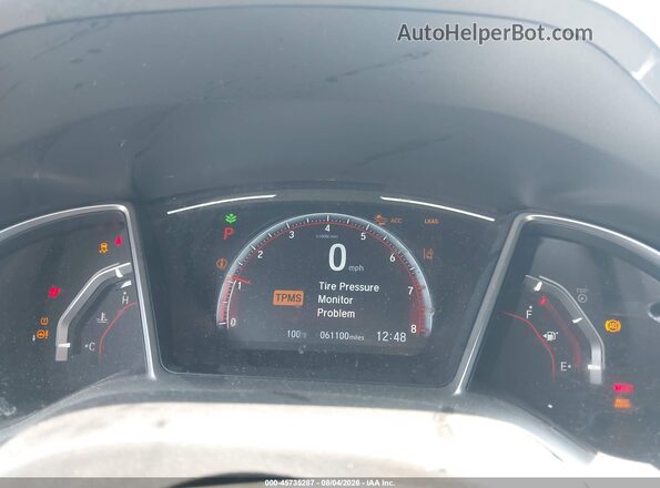 19XFC2F80KE204124 2019 HONDA CIVIC Blue Հետևի նստատեղերի տեսք