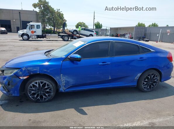 19XFC2F80KE204124 2019 HONDA CIVIC Blue Դիմացի տեսք
