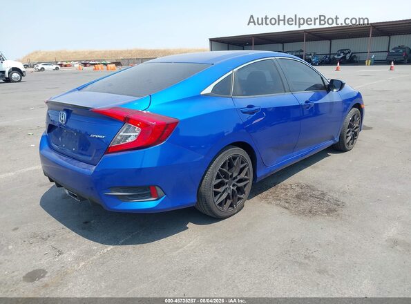 19XFC2F80KE204124 2019 HONDA CIVIC Blue Հետևի աջ