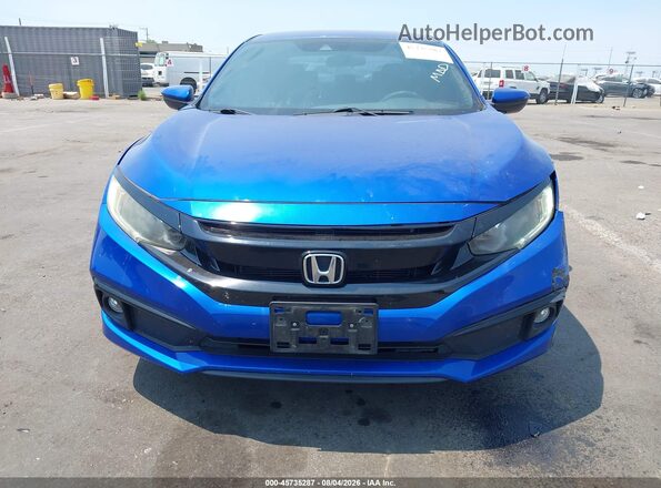 19XFC2F80KE204124 2019 HONDA CIVIC Blue Սարքավորումների վահանակի տեսք