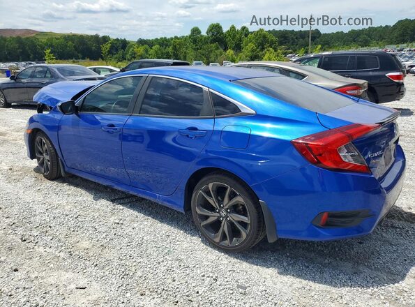 19XFC2F80LE014129 2020 HONDA CIVIC Синий Задняя левая четверть