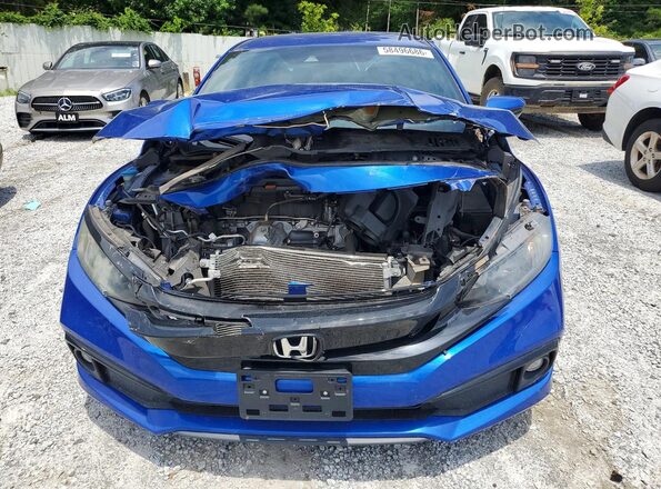 19XFC2F80LE014129 2020 HONDA CIVIC Синий Вид спереди
